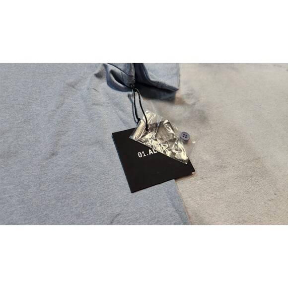 01 Algo Men's Size Large Light Blue AlgoFlex Jack Performance Polo Shirt NWT - Picture 6 of 9